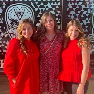 Dress on the Left! TUCKERNUCK. Worn 1x and dry cleaned ❤️